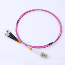 Hot Selling Cheap Custom LC to ST APC/UPC Duplex Multimode Fiber Optic Patch Cord Cable
